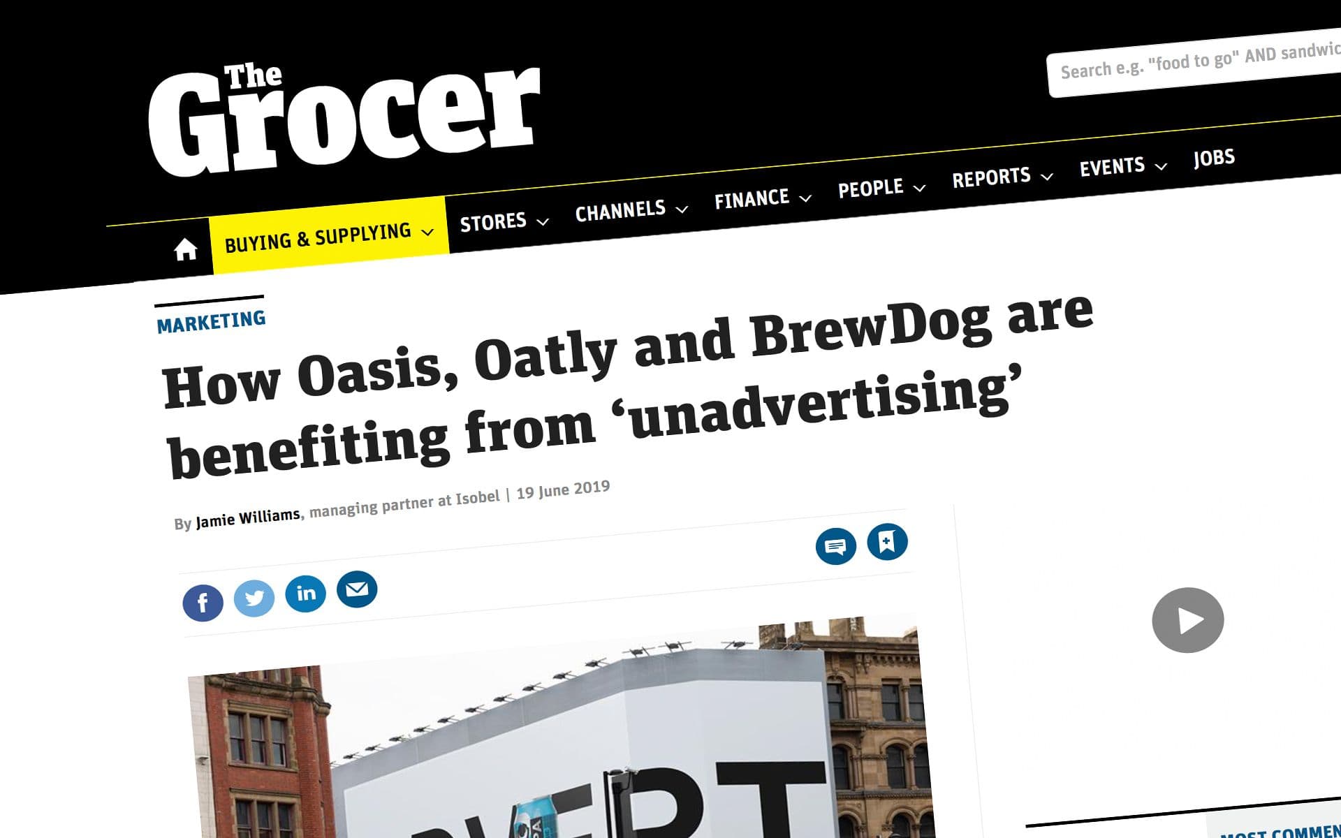 Jamie talks ‘unadvertising’